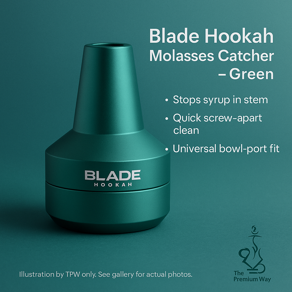Blade Hookah Molasses Catcher Green, image 3 of 6
