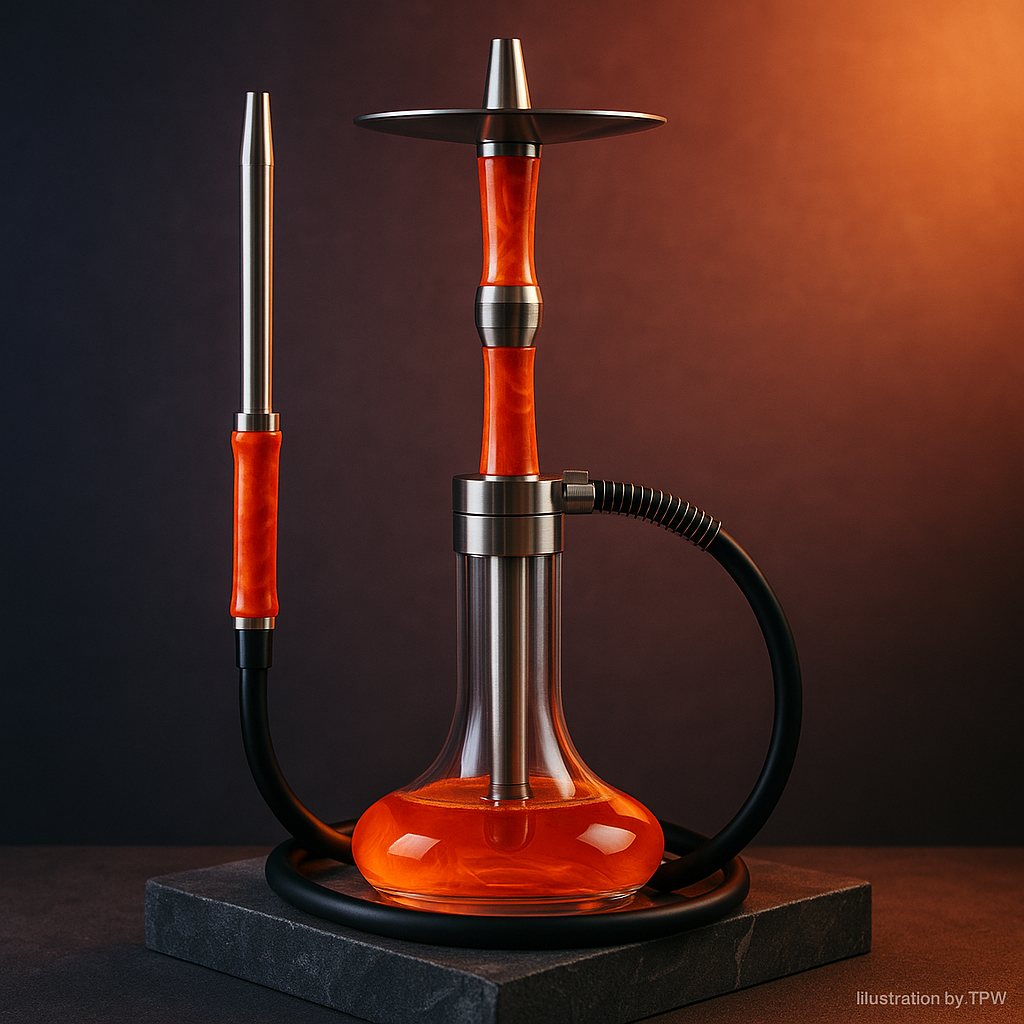 Oduman Proxy – Ocean Orange Stainless Hookah, Diffuser