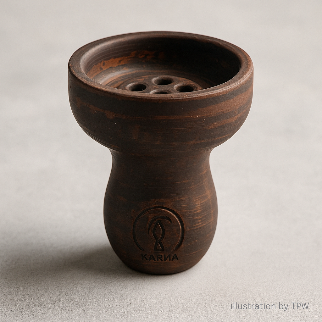 Karma Turkish Shisha Bowl – Heavy Stoneware, 22–25 g 1