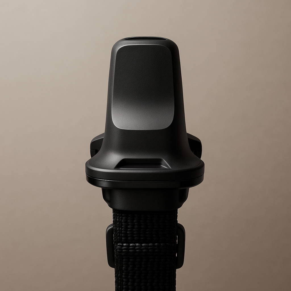 Darkside D-Click Personal Mouthpiece – Grey, Lanyard & Silicone Insert