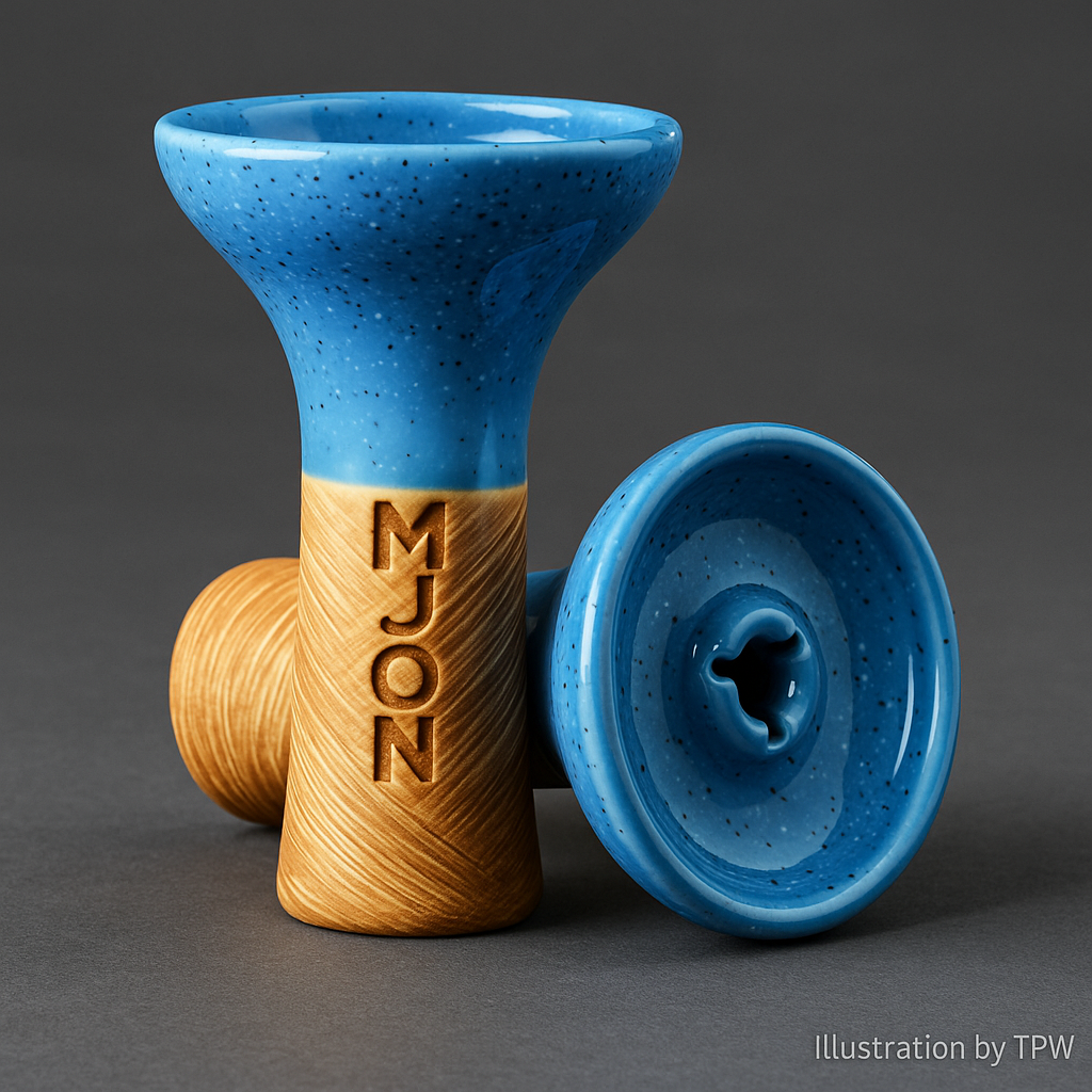 Moon 15 g phunnel – glazed clay, single-hole spire 3