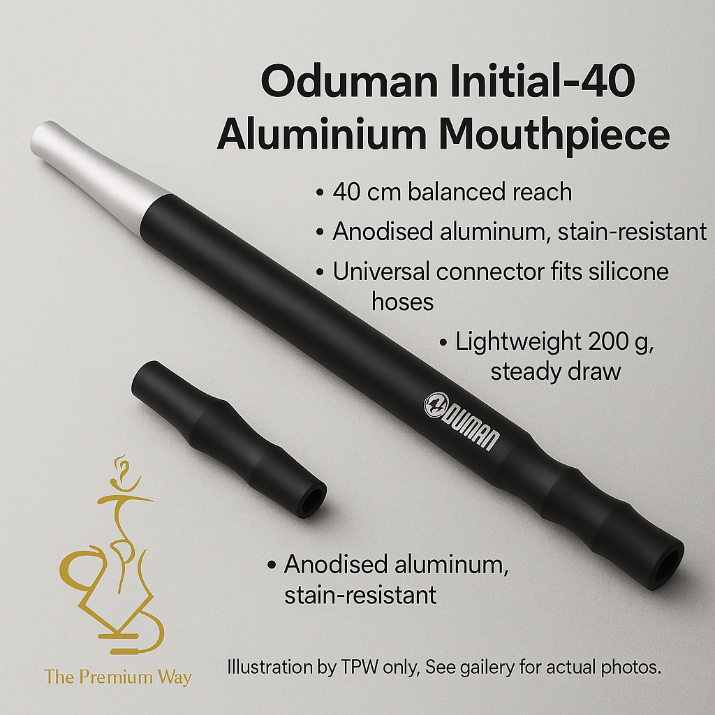 Oduman 40 cm Aluminium Shisha Mouthpiece, image 3 of 4