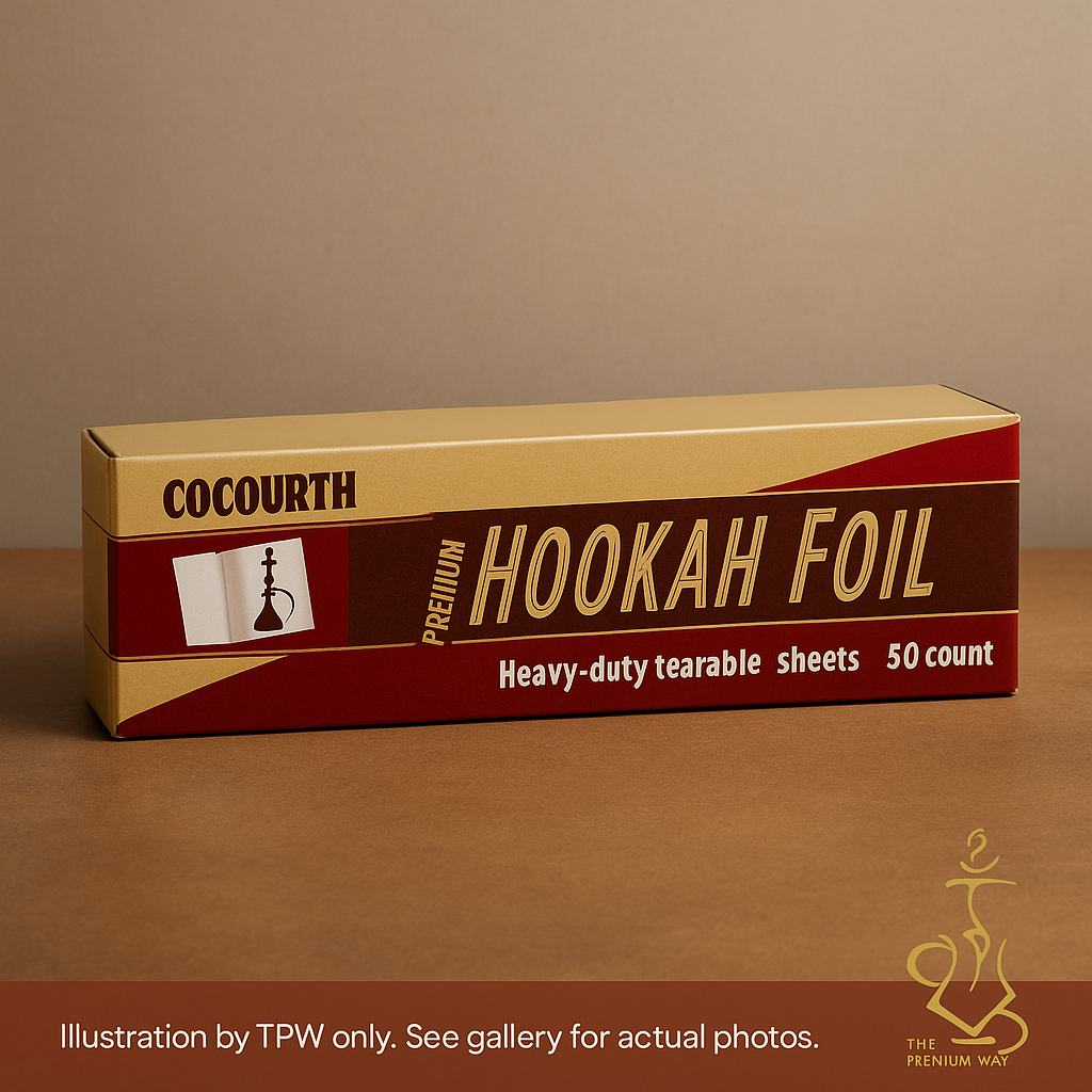 Cocourth Shisha Foil — 50 Micron Strength, 15 m Roll 1