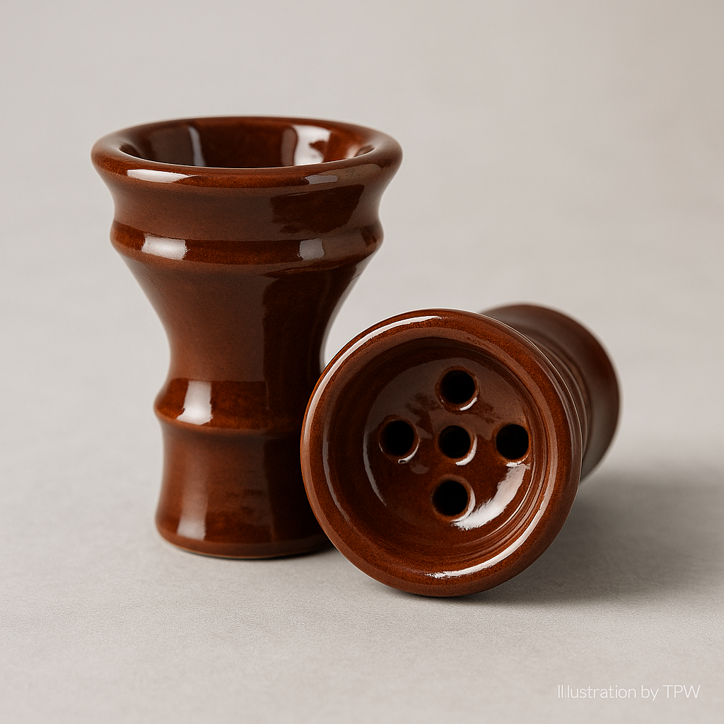 KM Small Egyptian 5-Hole Clay Bowl — 6 g quick sessions