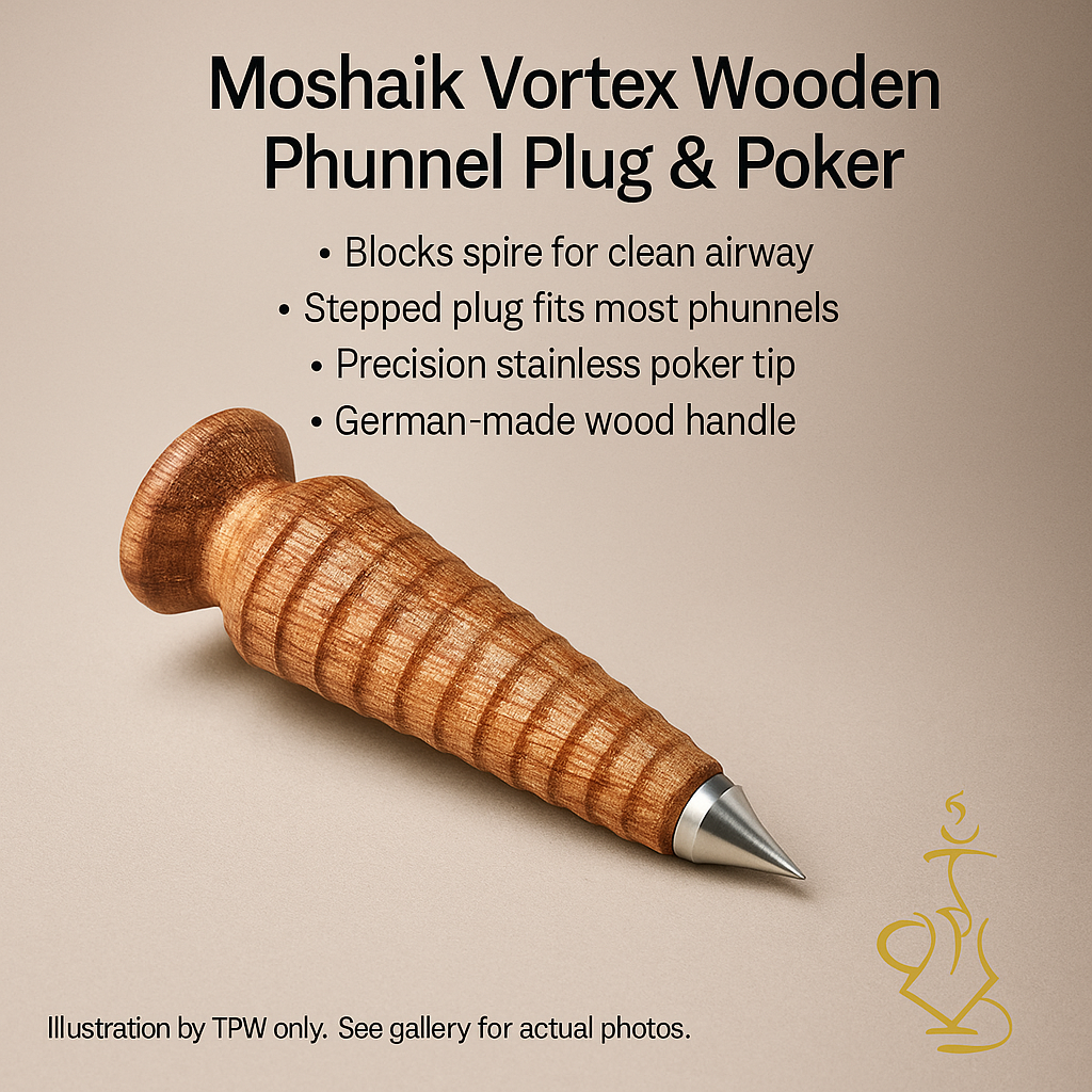 Moshaik Vortex Phunnel Plug & Poker – Wooden Handle, Steel Tip