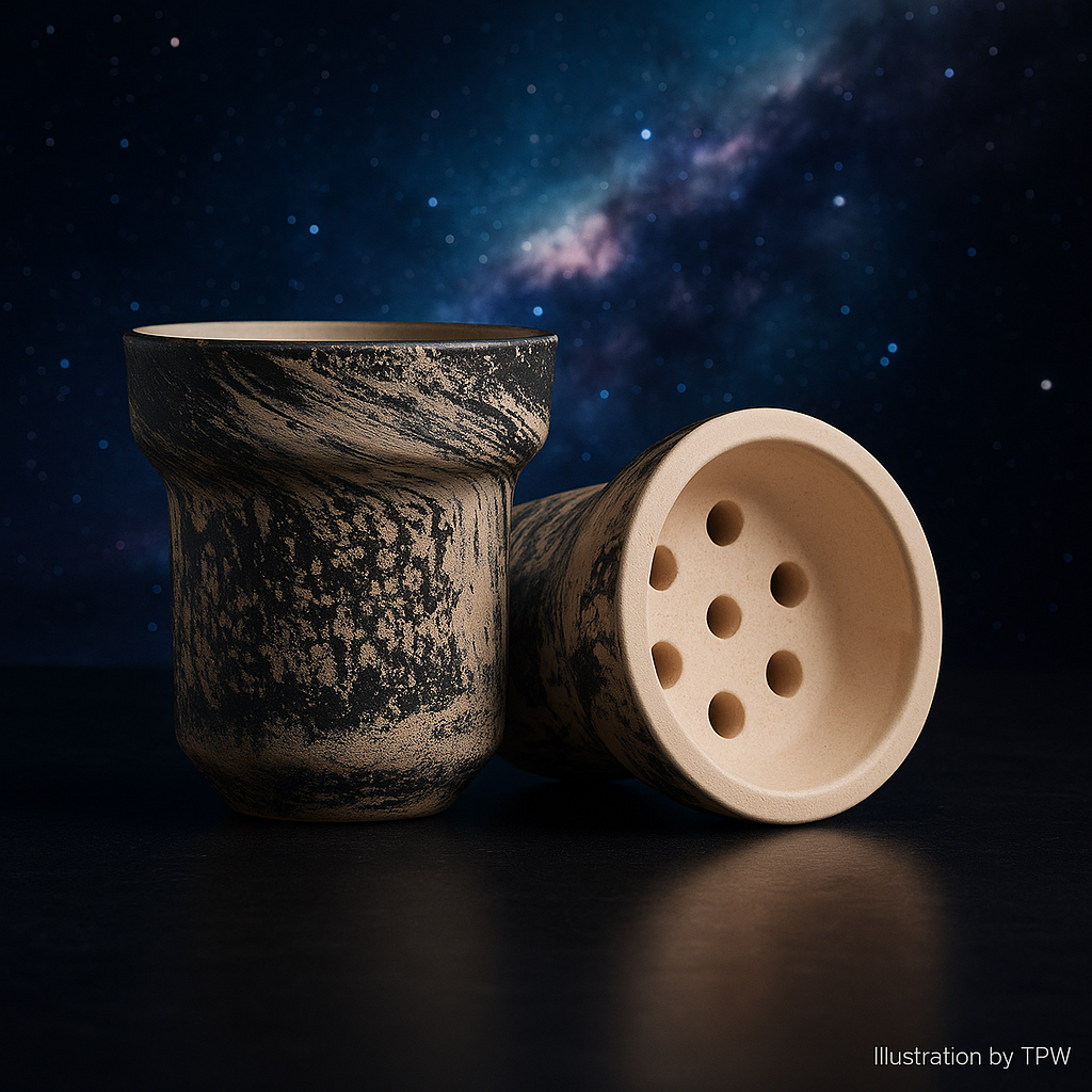 Solaris Charon Hookah Bowl – Handmade Ukrainian Clay, Lotus-Compatible 3