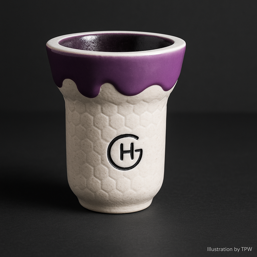 Geometry Hookah Honeycomb Clay Shisha Bowl, image 9 of 9