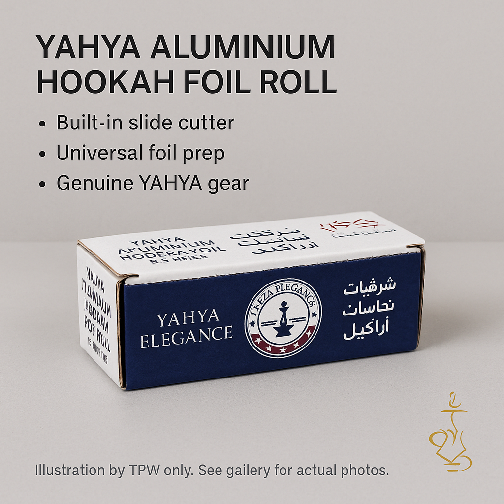 YAHYA Shisha Foil Roll 8.5 m – Built-In Cutter 2