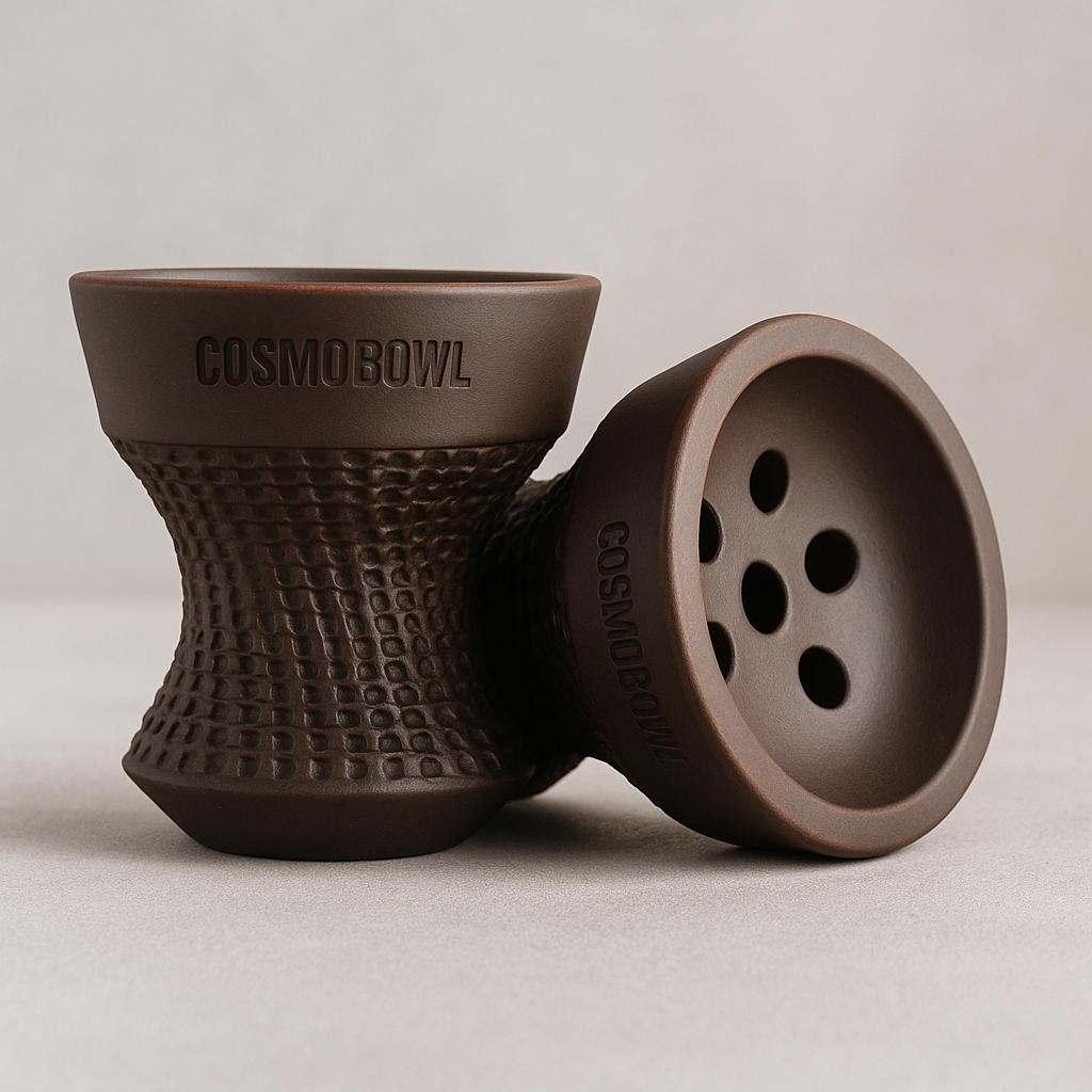 Cosmo Dragon Shot Red Clay Shisha Bowl, image 4 of 5