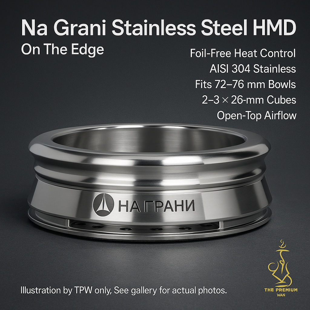 Na Grani On The Edge Stainless Steel – Open-top heat manager, foil-free