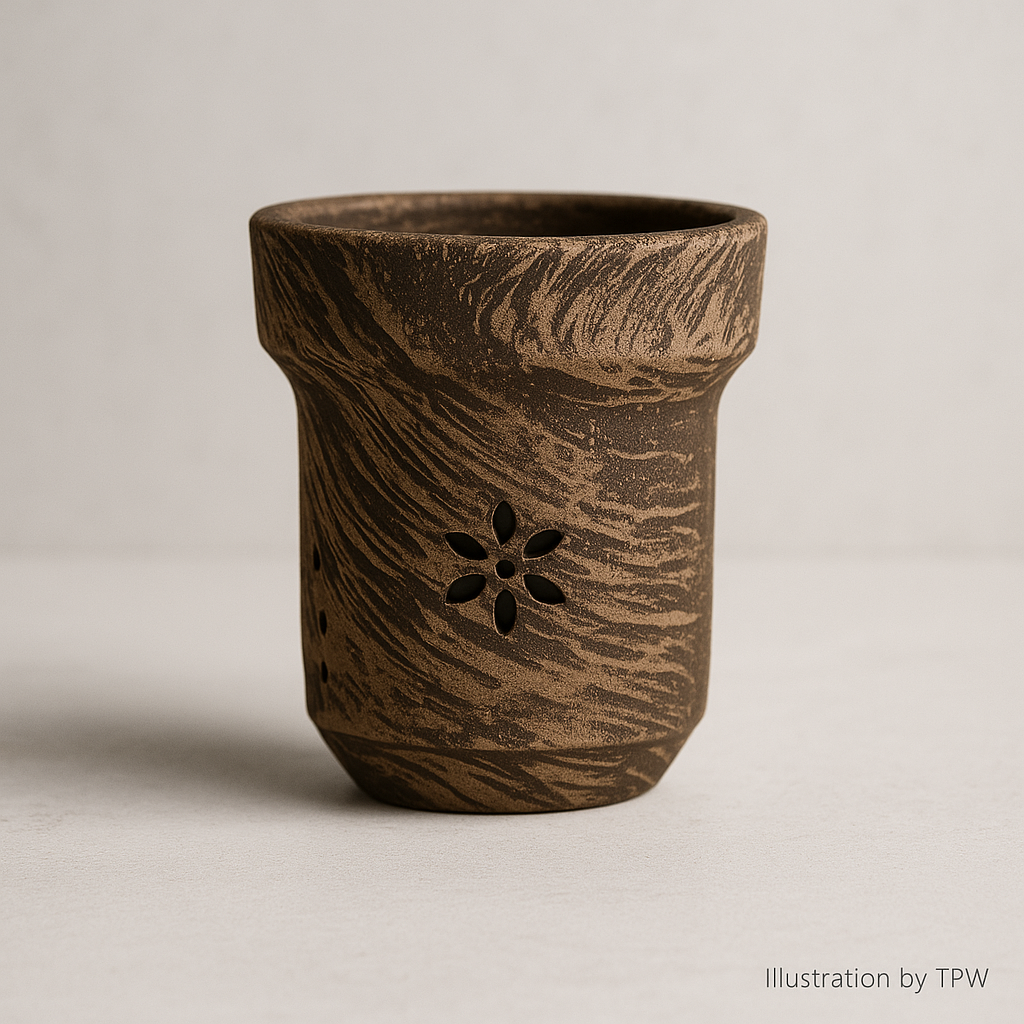 Solaris Phobos Hookah Bowl – Hand-painted Ukrainian Clay 5