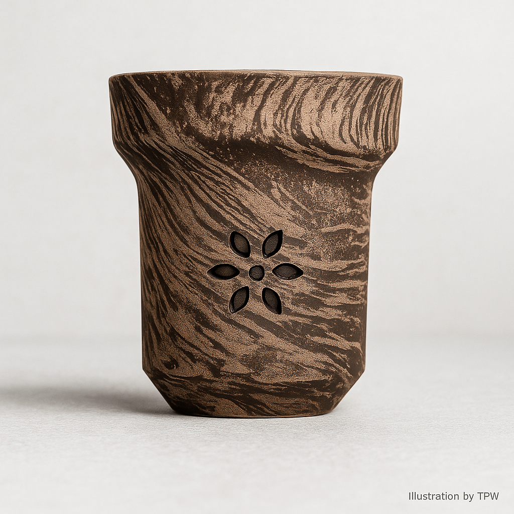 Solaris Phobos Hookah Bowl – Hand-painted Ukrainian Clay