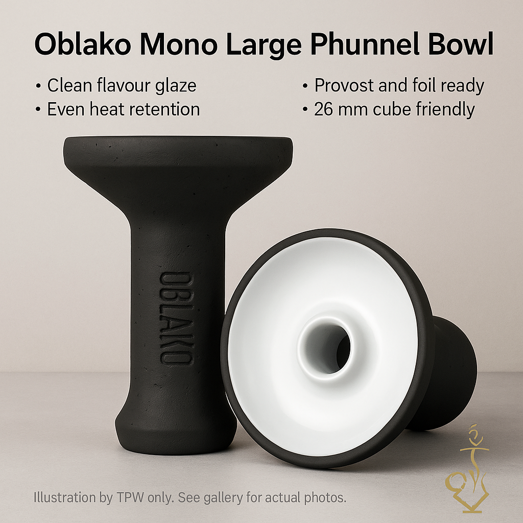 Oblako Mono Large Phunnel Bowl – Glazed Clay, Long Sessions 9