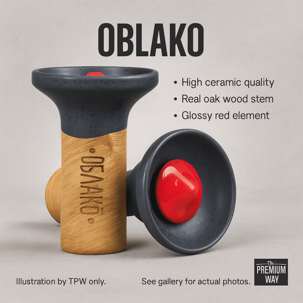 Oblako Flow Stoneware Shisha Bowl, image 3 of 4