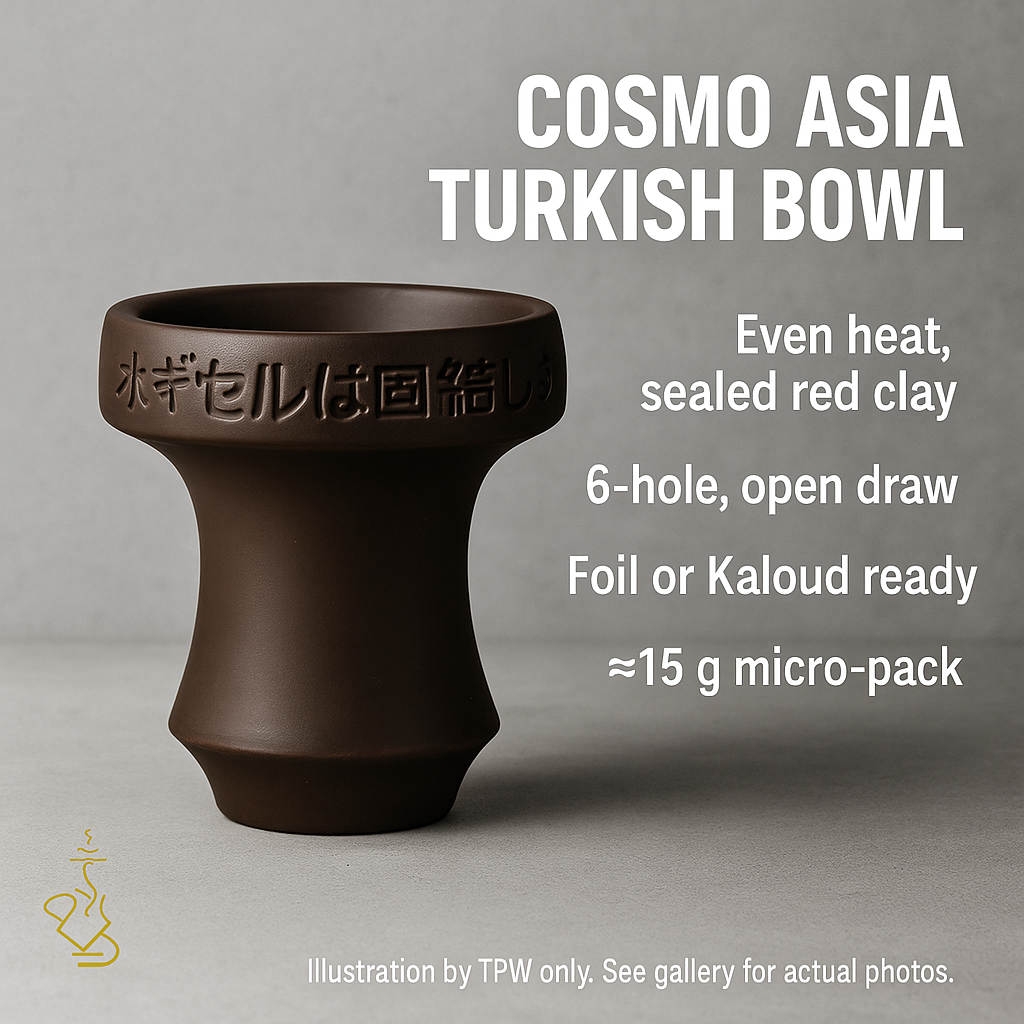 Cosmo Asia Turkish Bowl – Milk-Sealed Red Clay (~15 g)