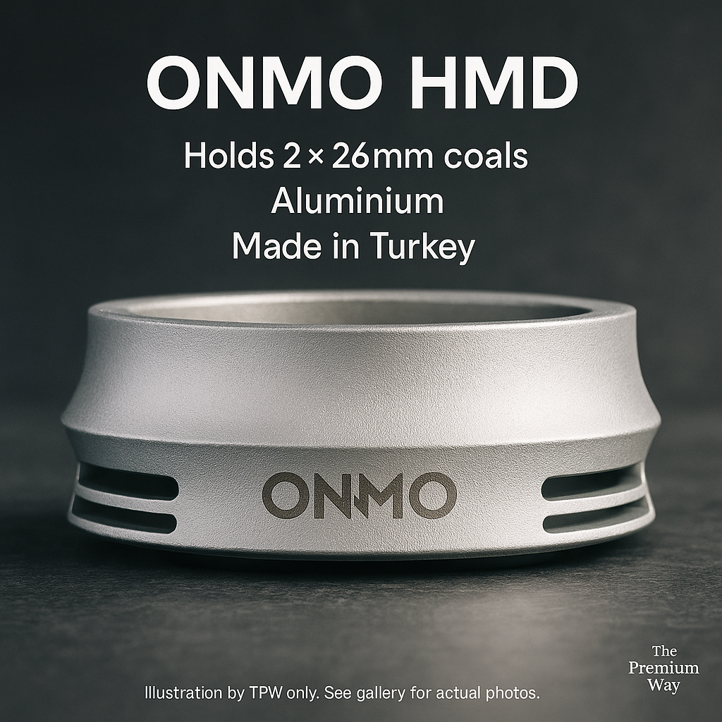 ONMO HMD – Silver Aluminium Smokebox, 75 mm Rim Fit