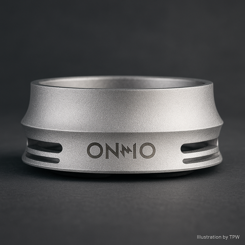 ONMO HMD – Silver Aluminium Smokebox, 75 mm Rim Fit