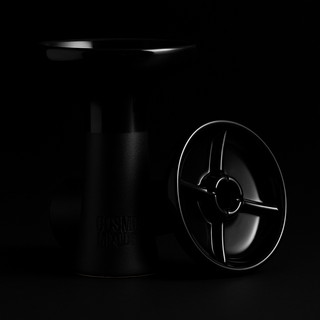 Cosmo Mixology 12 g Phunnel – Black, 4-Partition Foil Bowl