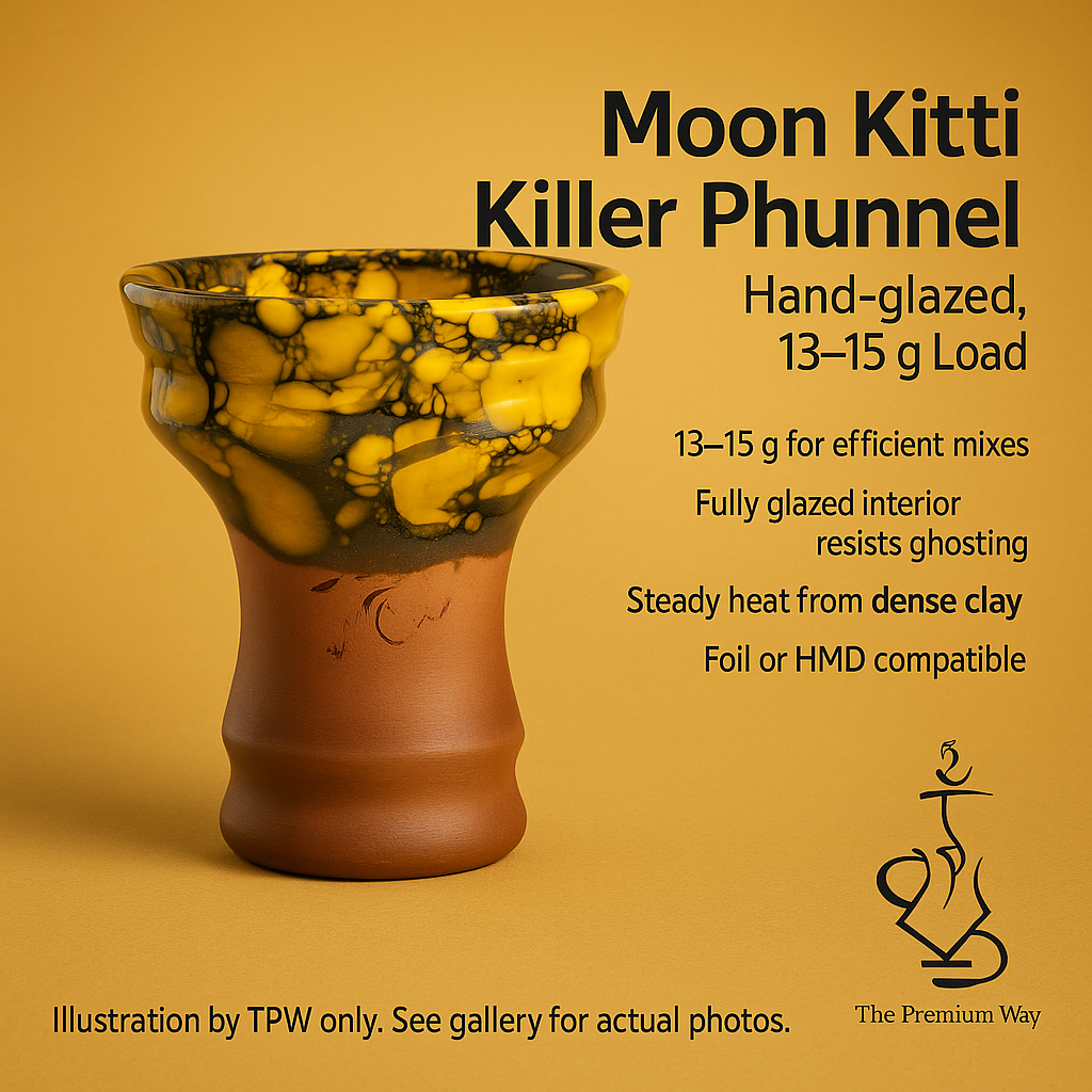 Moon Kitti Killer Phunnel Shisha Bowl, image 3 of 7