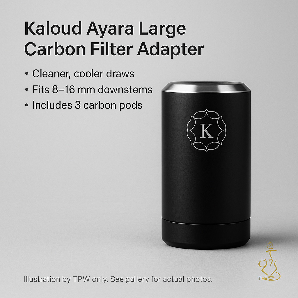 Kaloud Ayara Carbon Filter Adapter Large – Niris Black