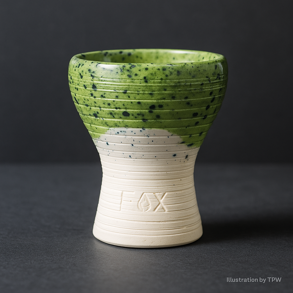 Fox Turkish Short Lime Green Shisha Bowl