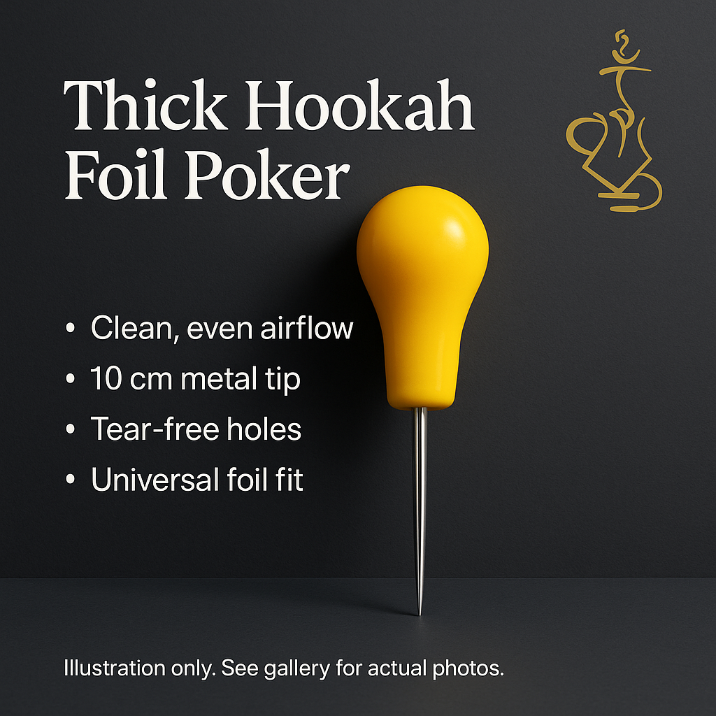 Essentials Thick Shisha Foil Poker Tool, image 4 of 7