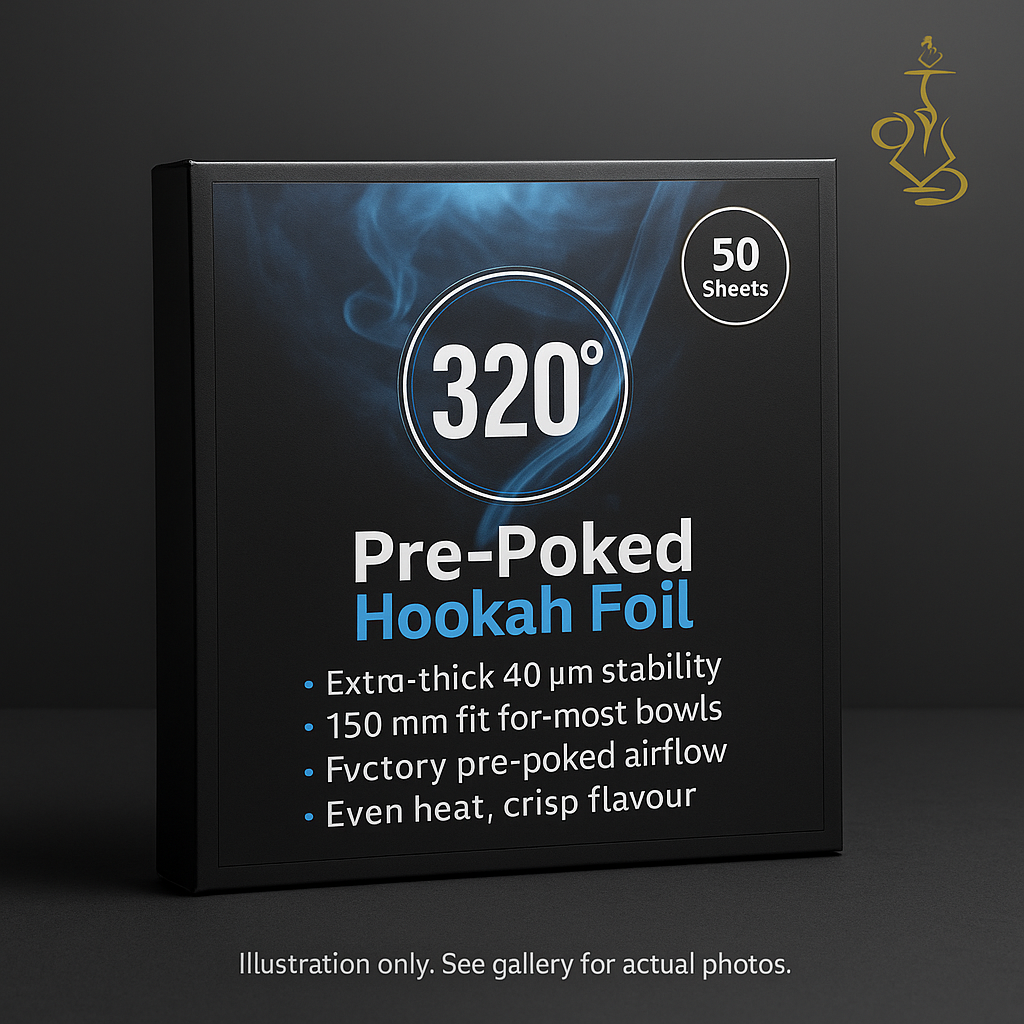 320° Pre-Poked Foil — 150 mm Squares, 40 µm, 50-Pack