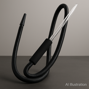 King Buzz Glass Hookah Hose 183 cm