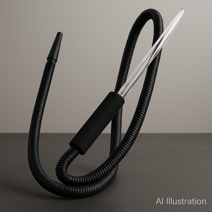 King Buzz Glass Hookah Hose 183 cm