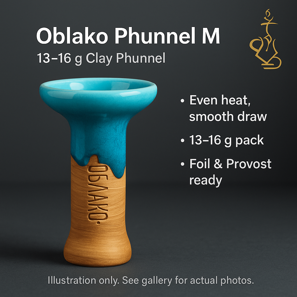 Oblako Medium Phunnel Bowl – 13–16 g Load, Russian Clay