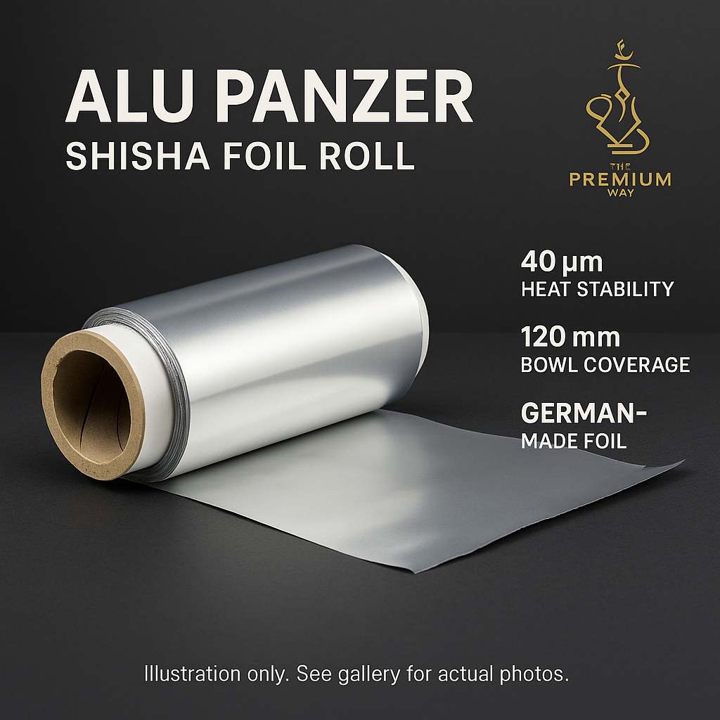 Alu Panzer Premium Hookah Foil — German-Made 40 µm Roll 2