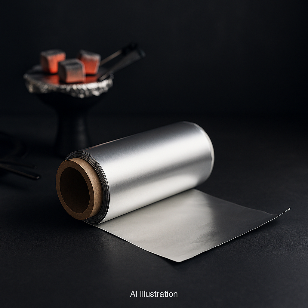 Alu Panzer Premium Hookah Foil — German-Made 40 µm Roll 1