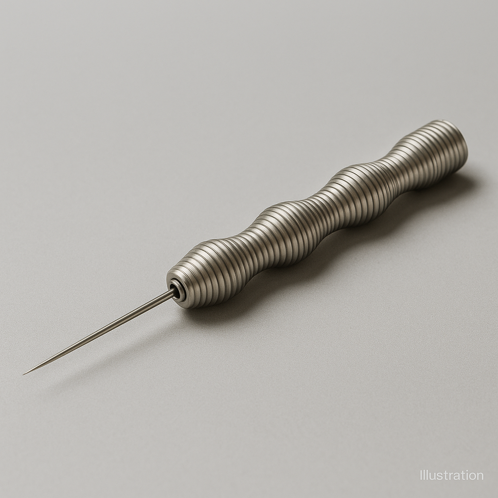 320° Stainless Foil Poker – Compact 12 cm Flex-Tip