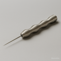 320° Stainless Foil Poker – Compact 12 cm Flex-Tip