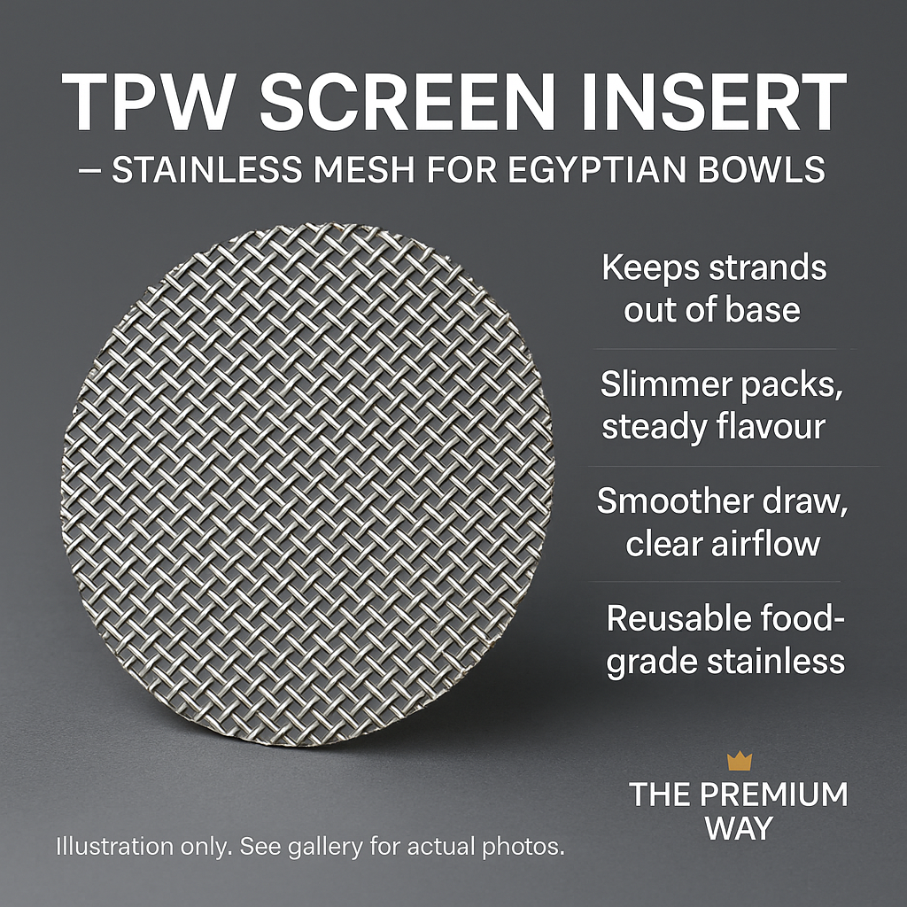 Stainless Mesh Insert for Egyptian Bowls – Stops Leaf Drop