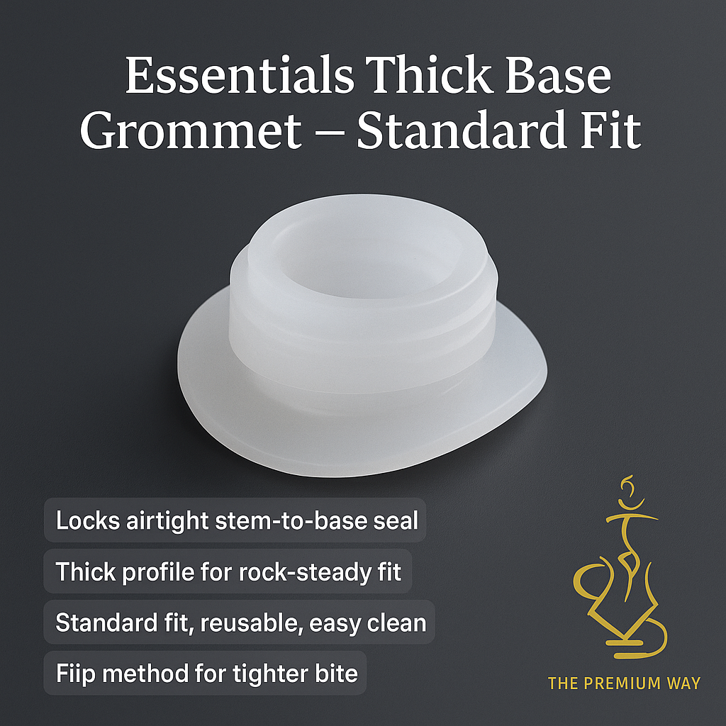 Essentials Base Grommet – Standard Fit, Airtight White Rubber