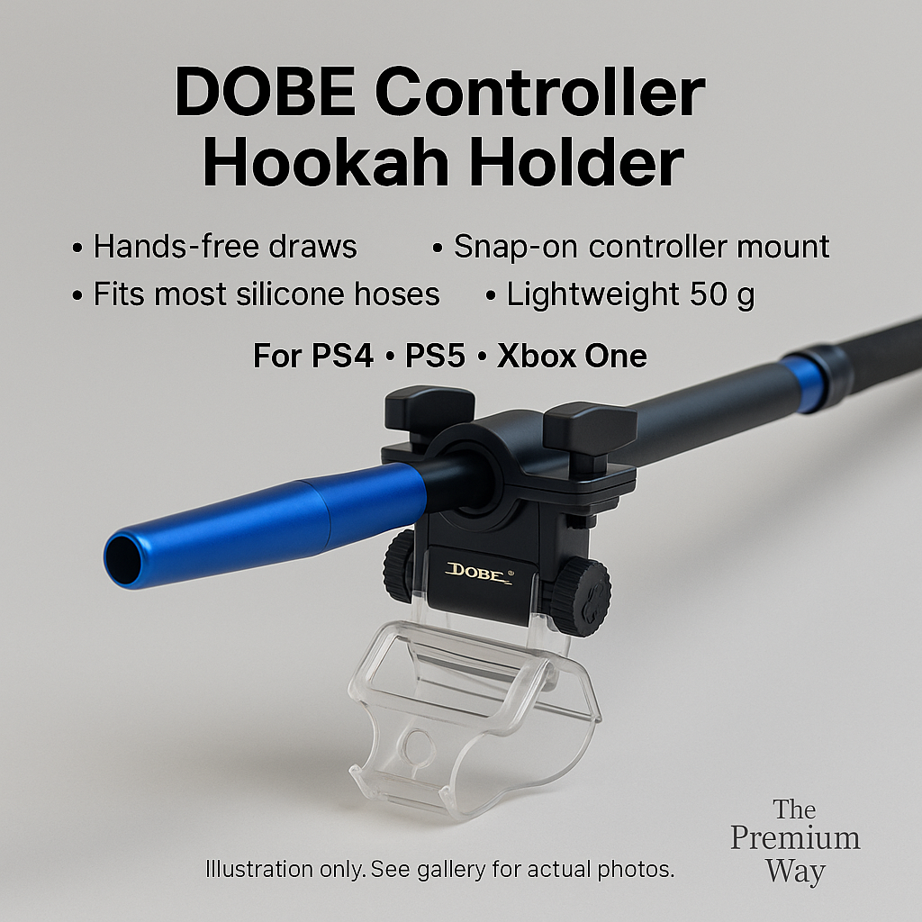 DOBE Gaming Hose Mount – Hands-Free Hookah for PS4/PS5/Xbox One