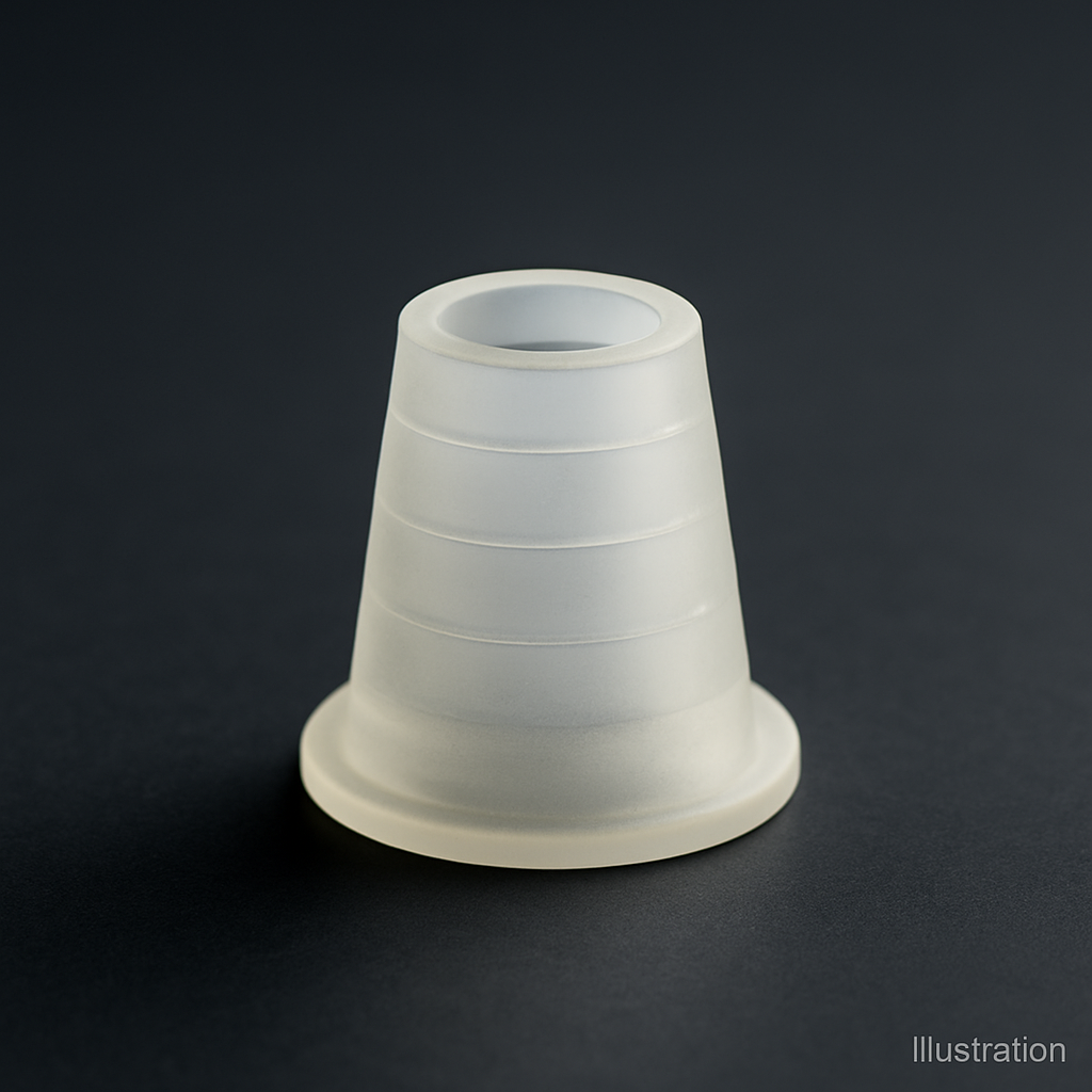 Khalil Mamoon Head Grommet Clear Silicone, image 3 of 5