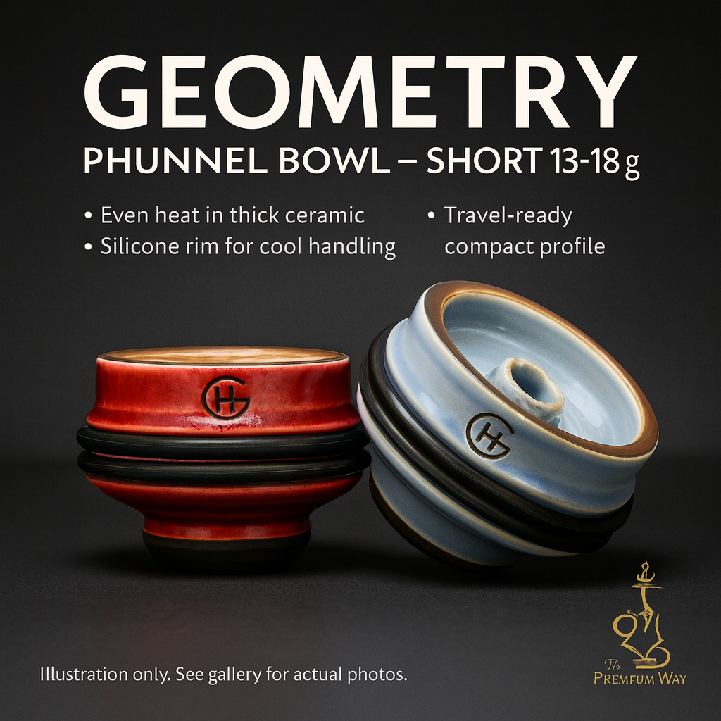 Geometry Short Phunnel Bowl – 13–18 g, Silicone Rim