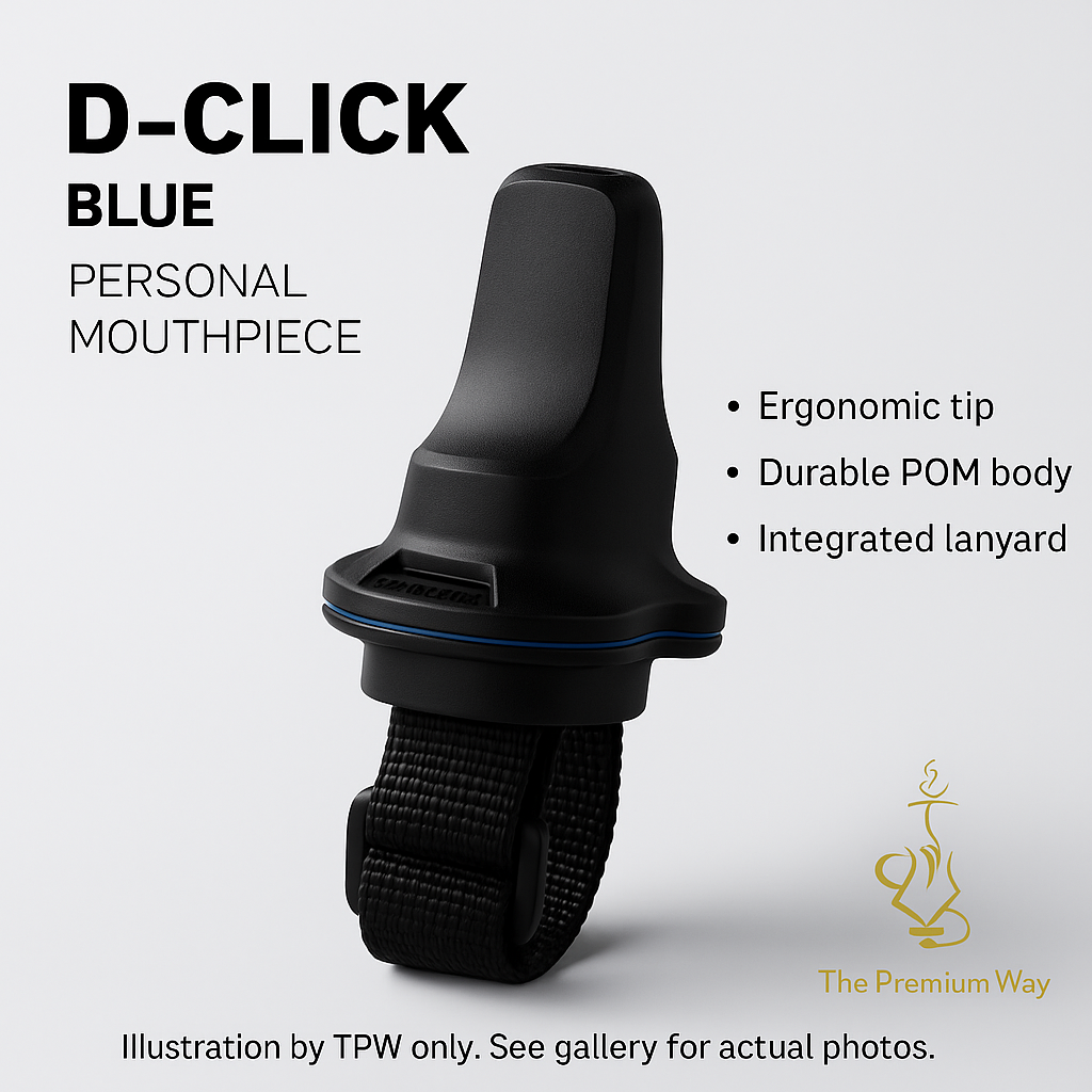 Darkside Personal Mouthpiece D-Click — Blue Tip, Universal Fit