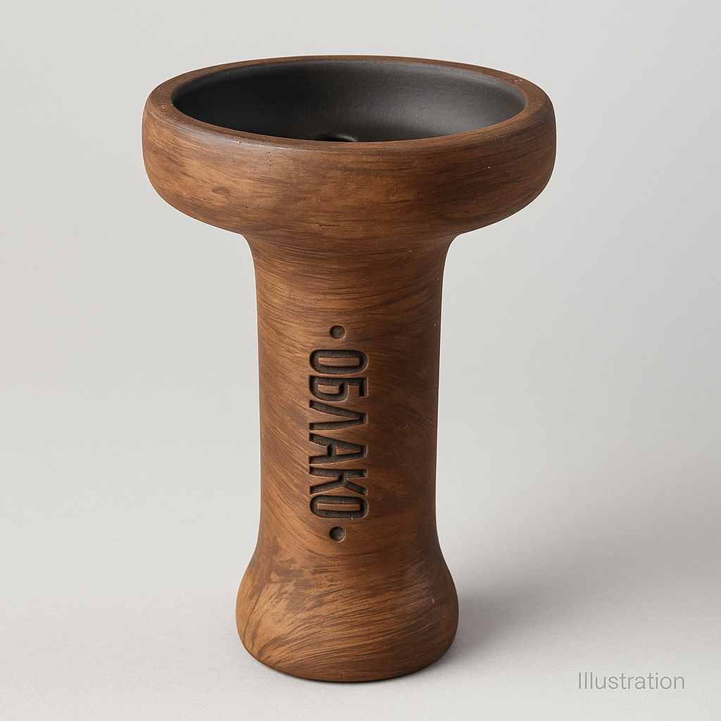 OBLAKO Killer Bowl – Traditional 5-Hole, Unglazed Clay