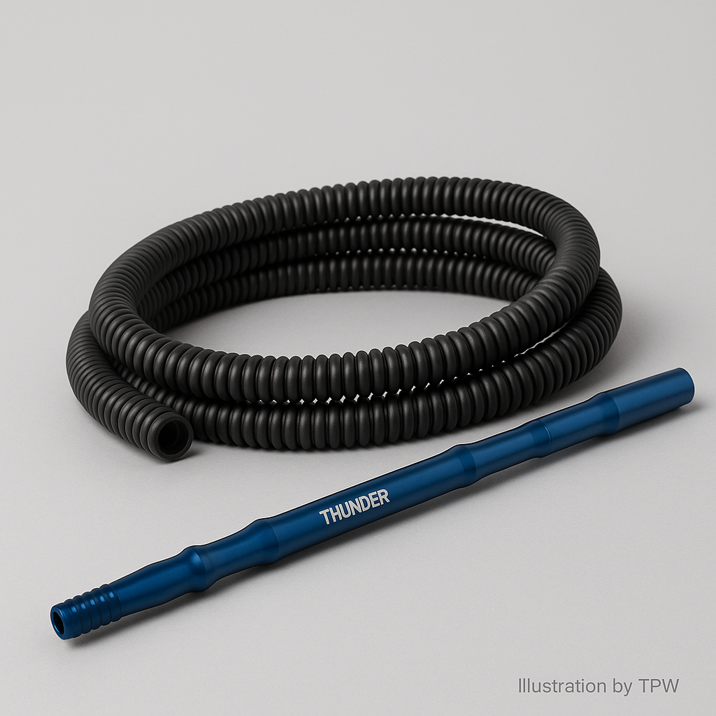 Thunder Unlimited Slim Shisha Hose Set, image 2 of 11