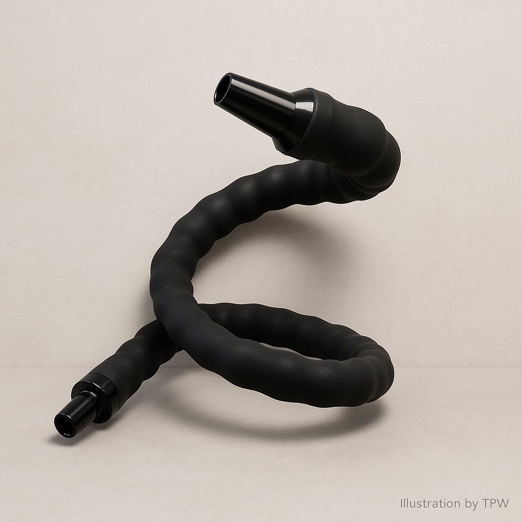 Hands-Free Shisha Gaming Hose – 1.5 m, Neck-Strap Support