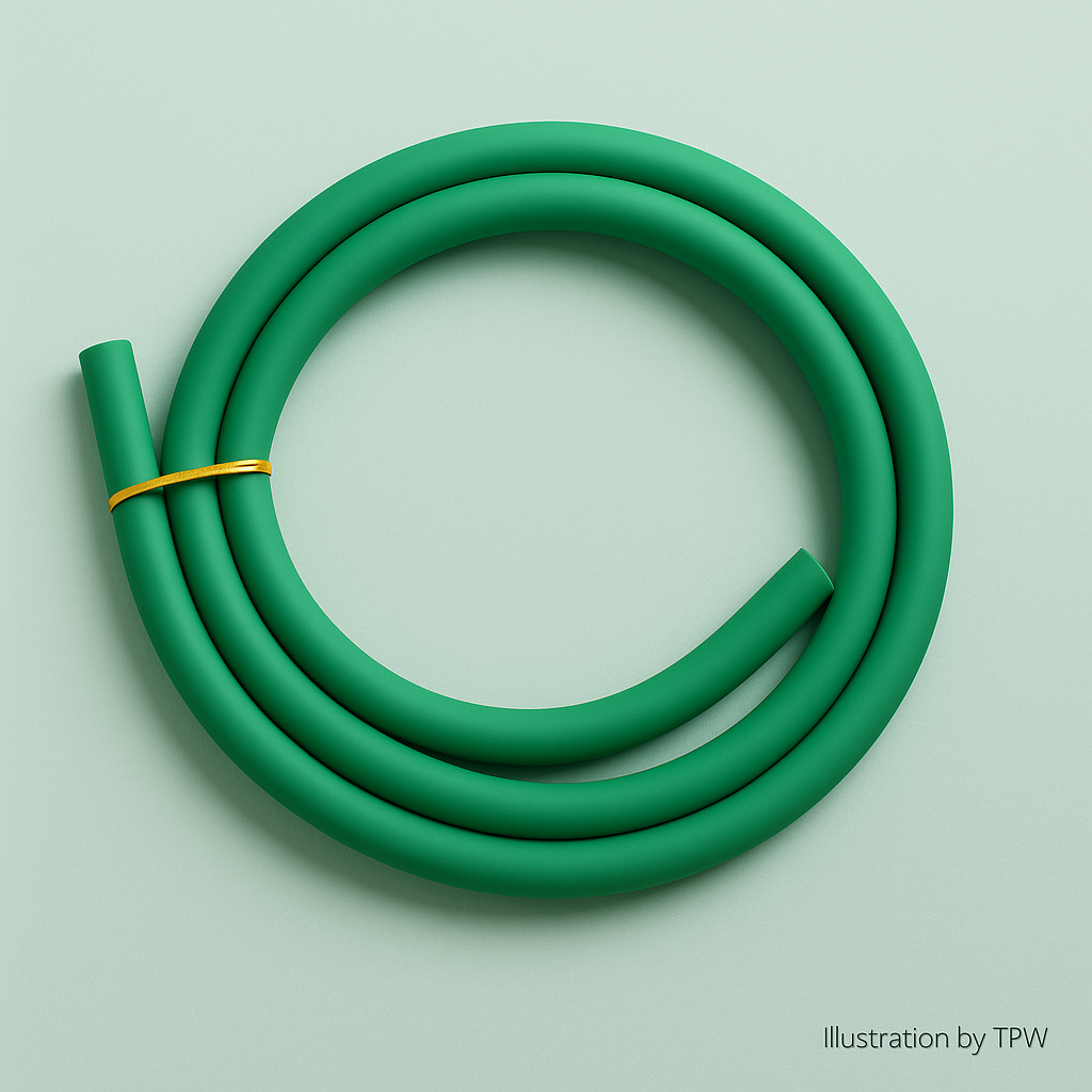 Green Silicone Hookah Hose – 1.5 m, Washable 3