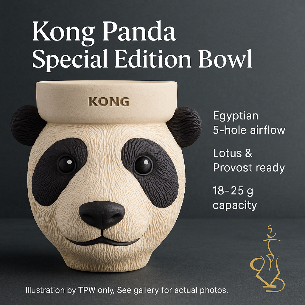 Kong Panda Egyptian Shisha Bowl 5-Hole, image 3 of 10