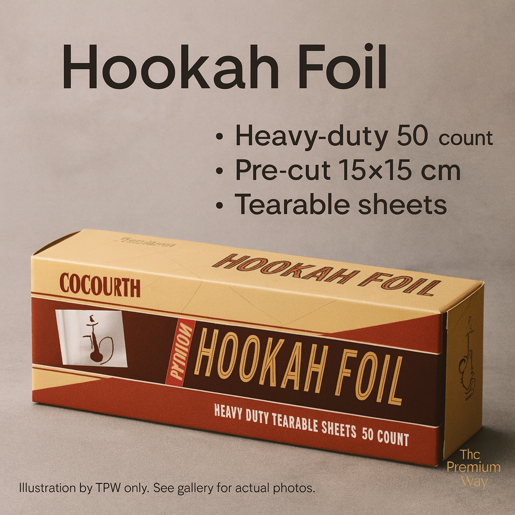 Cocourth Shisha Foil — 50 Micron Strength, 15 m Roll 2