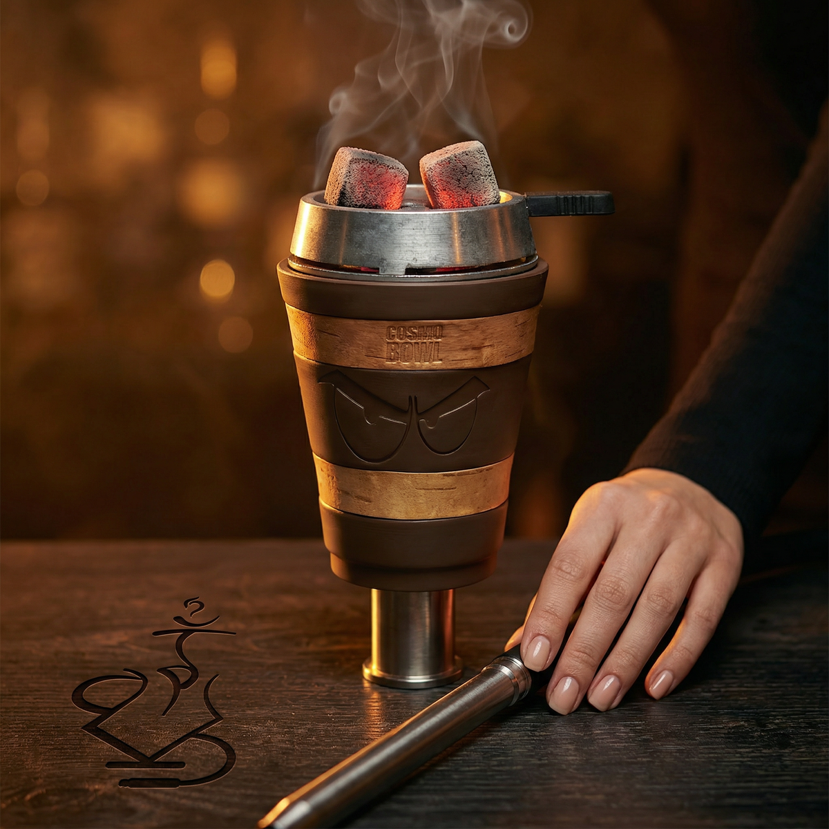 Cosmo Assassino Cappuccino Shisha Bowl, image 3 of 12