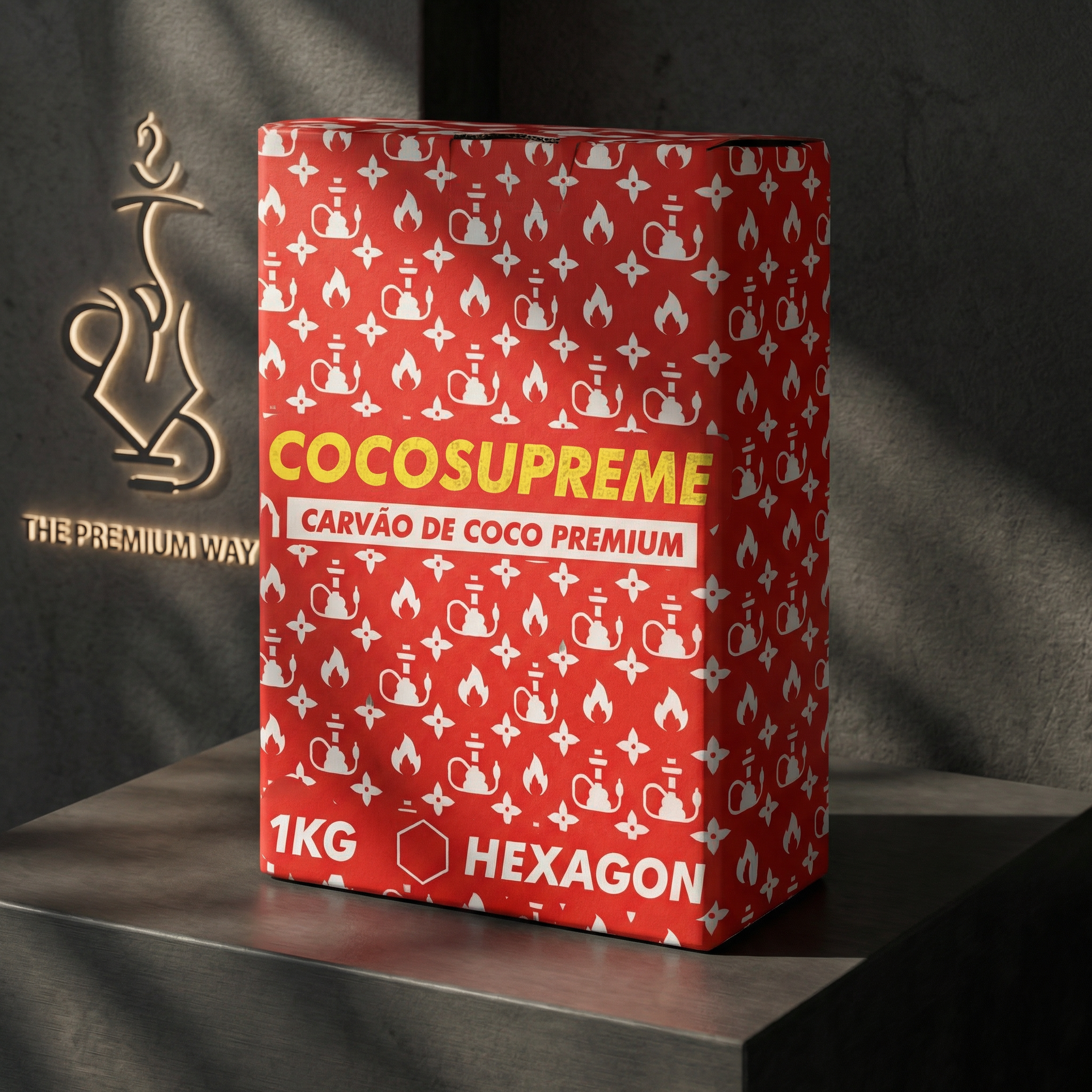 Cocosupreme Hexagon Coconut Charcoal 1kg