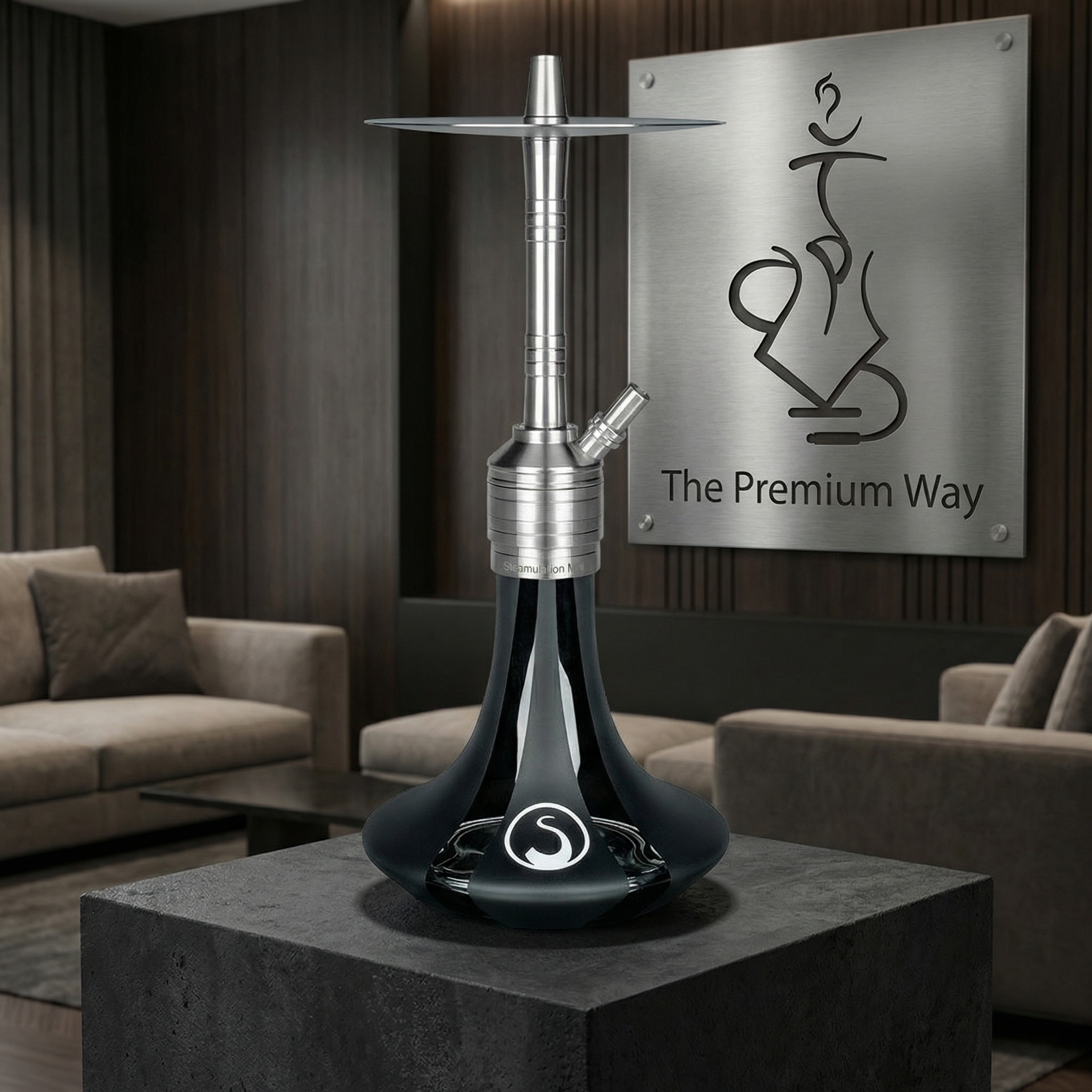 Steamulation Mini Gen II Hookah – SteamClick 360° & Diffuser 1