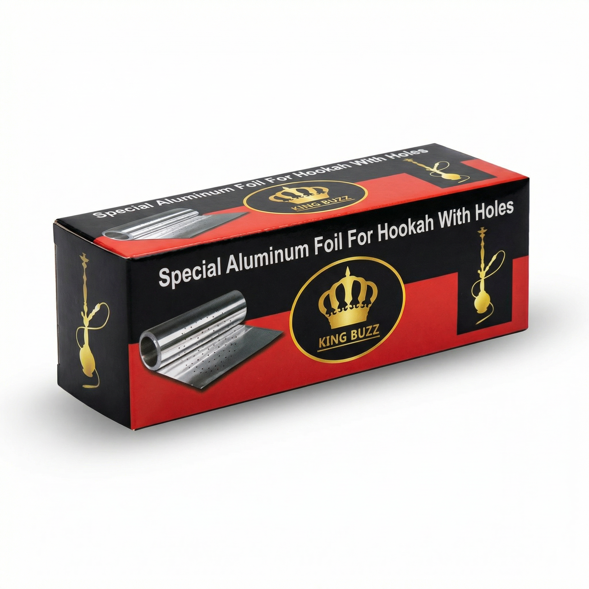 King Buzz 20m Shisha Aluminium Foil Roll